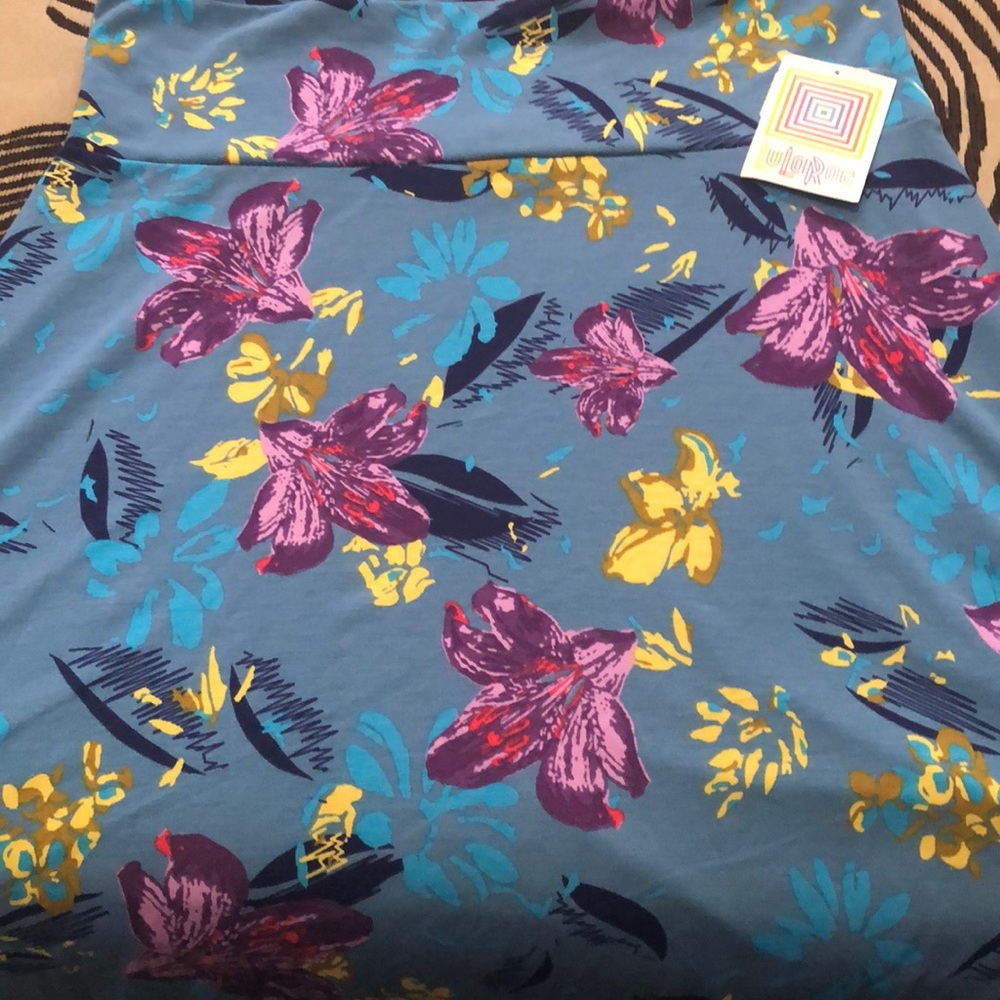 Azure Lula blue with flowers skirt